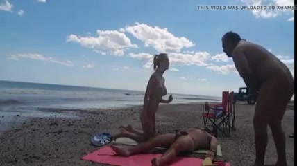Yang italian masturbate dick on beach